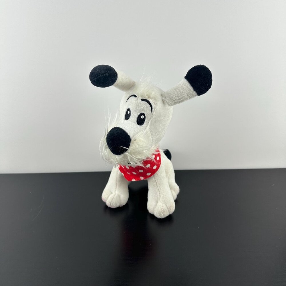 Idefix Dog Asterix Obelix Plush White Stuffed Animal Plush Soft Toy Dogmatix 7”